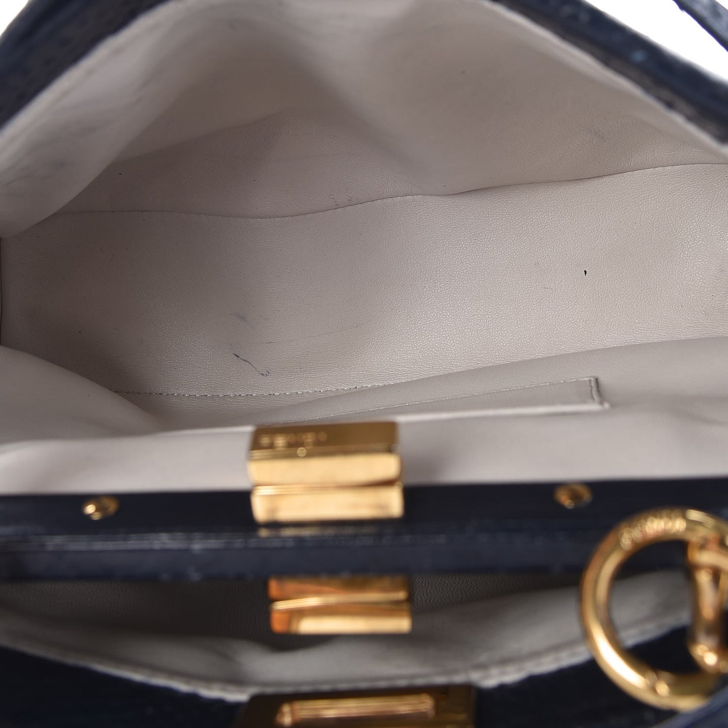 Python Mini Peekaboo Iconic Satchel Blue