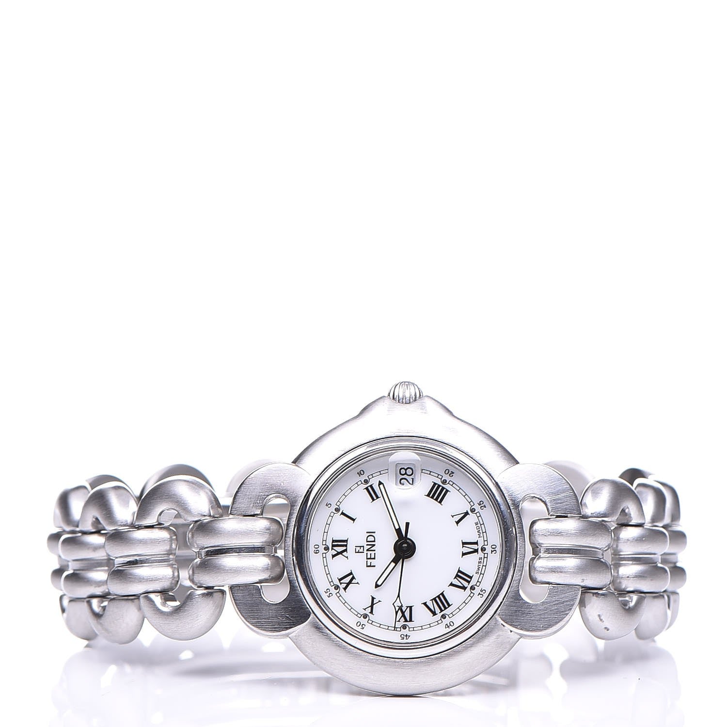Fendi Stainless Steel 26mm Rivoli Orthology Quartz Watch 3 of 8
