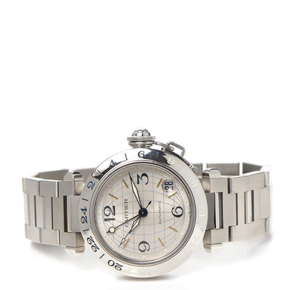 Cartier Stainless Steel 35mm Pasha GMT Automatic Watch 2 of 5