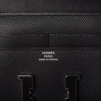 Hermes Epsom Constance Short Wallet Black 6 of 6
