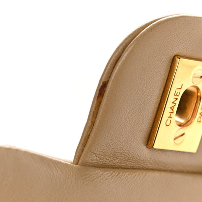 Chanel Lambskin Quilted Small Double Flap Beige 14 of 14