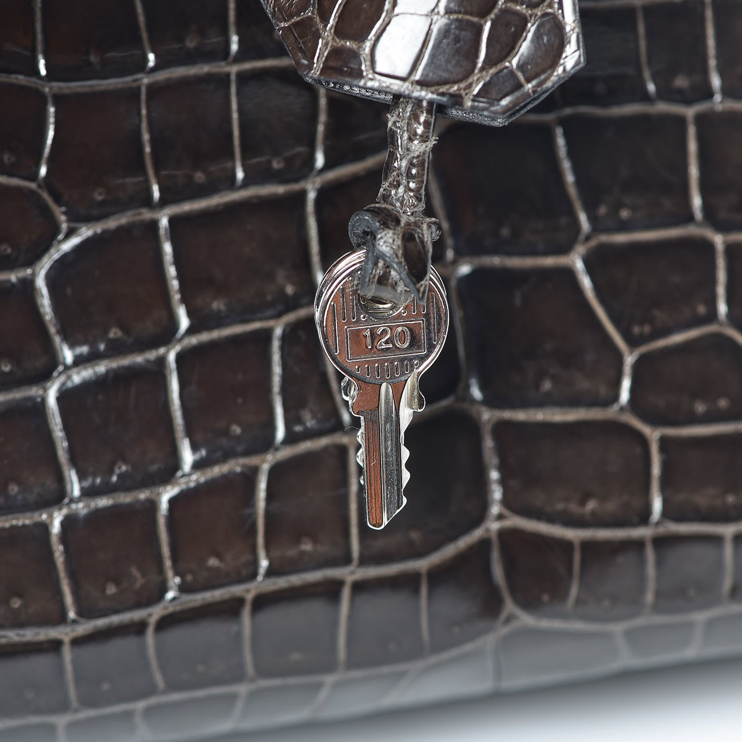 Hermes Shiny Porosus Crocodile Birkin 35 Graphite 8 of 38