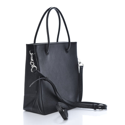Balenciaga Calfskin Logo XXS Shopping Tote Black 3 of 10
