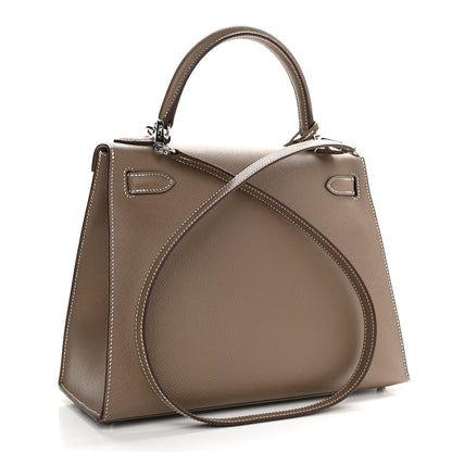 Hermes Epsom Kelly Sellier 28 Etoupe 3 of 13