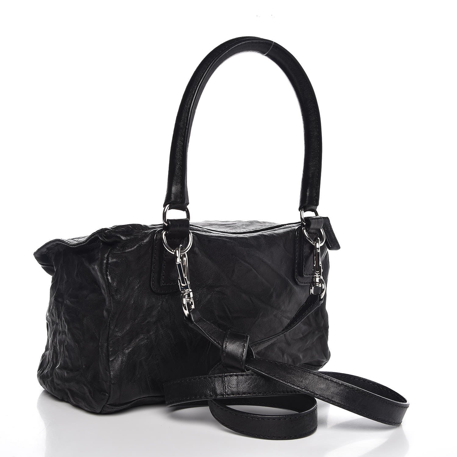 Givenchy Tumbled Sheepskin Small Pandora Black 4 of 12