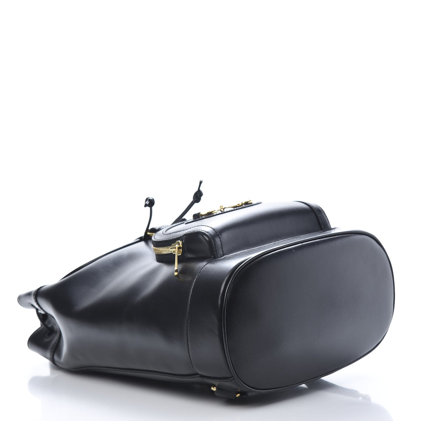 Boarded Plutone Calfskin Horsebit 1955 Single Buckle Backpack Black