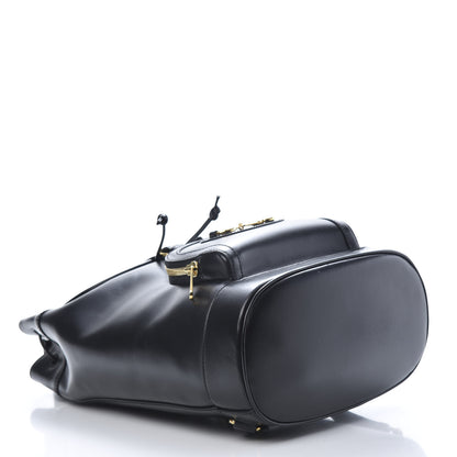 Gucci Boarded Plutone Calfskin Horsebit 1955 Single Buckle Backpack Black 3 of 10