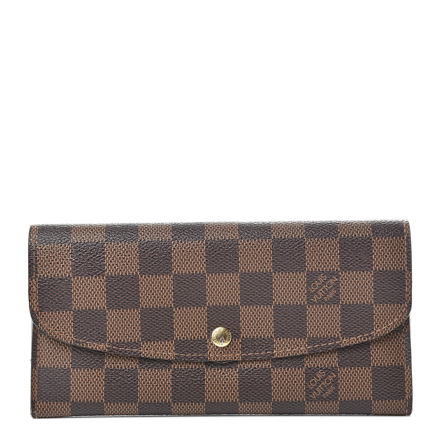 Louis Vuitton Damier Ebene Emilie Wallet 1 of 11