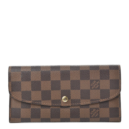 Louis Vuitton Damier Ebene Emilie Wallet 1 of 11