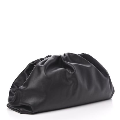 Bottega Veneta Smooth Butter Calf The Pouch Oversized Clutch Black 3 of 9