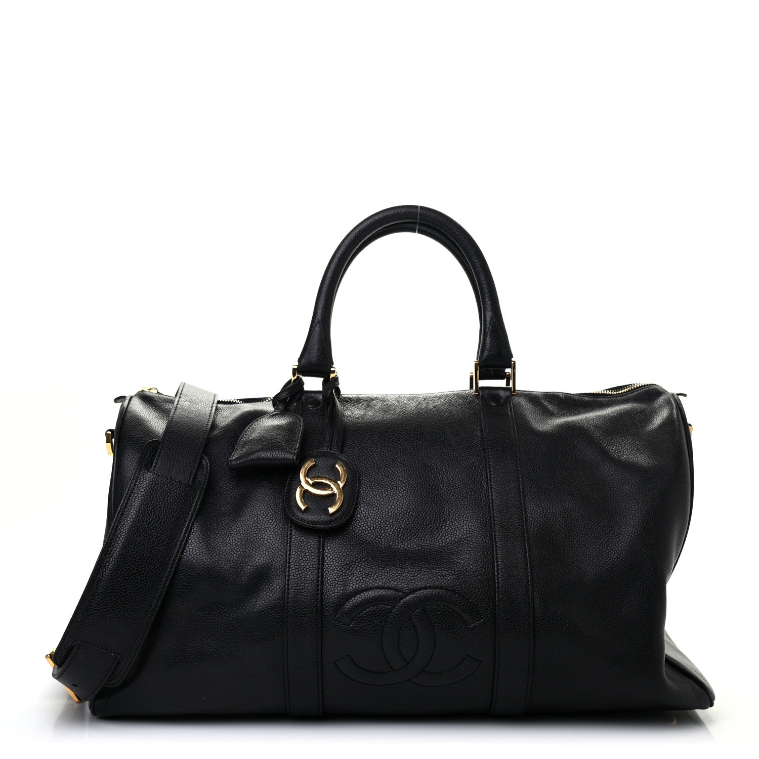 Chanel Caviar Timeless CC Duffel Bag Black 1 of 12
