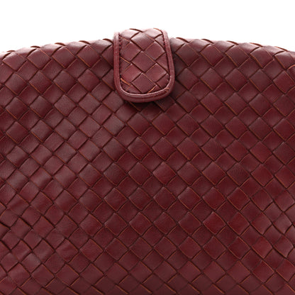 Bottega Veneta Nappa Intrecciato The Lauren 1980 Clutch Gigolo Red 9 of 11
