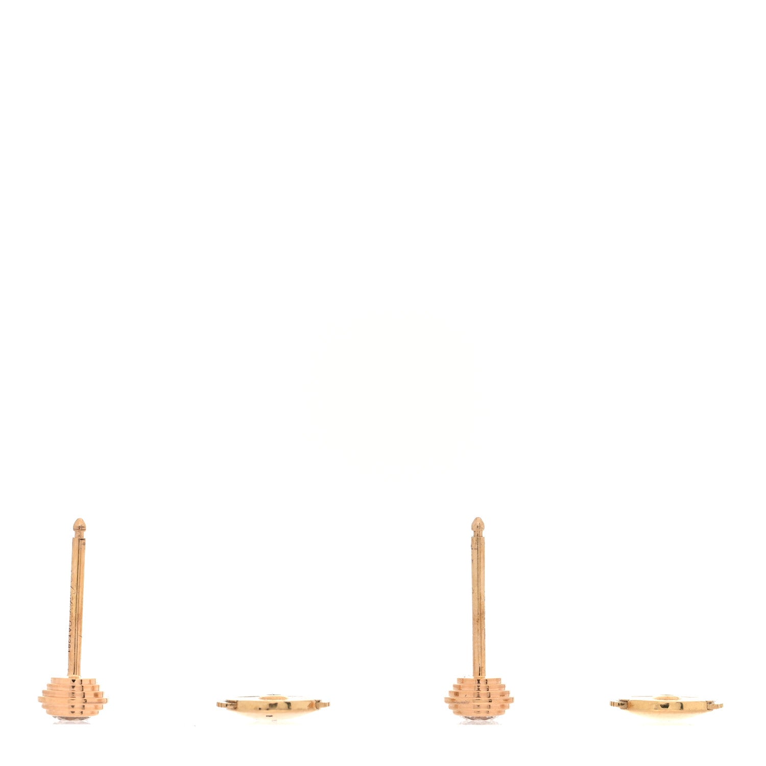 Cartier 18K Pink Gold Diamond SM D'Amour Earrings 3 of 5