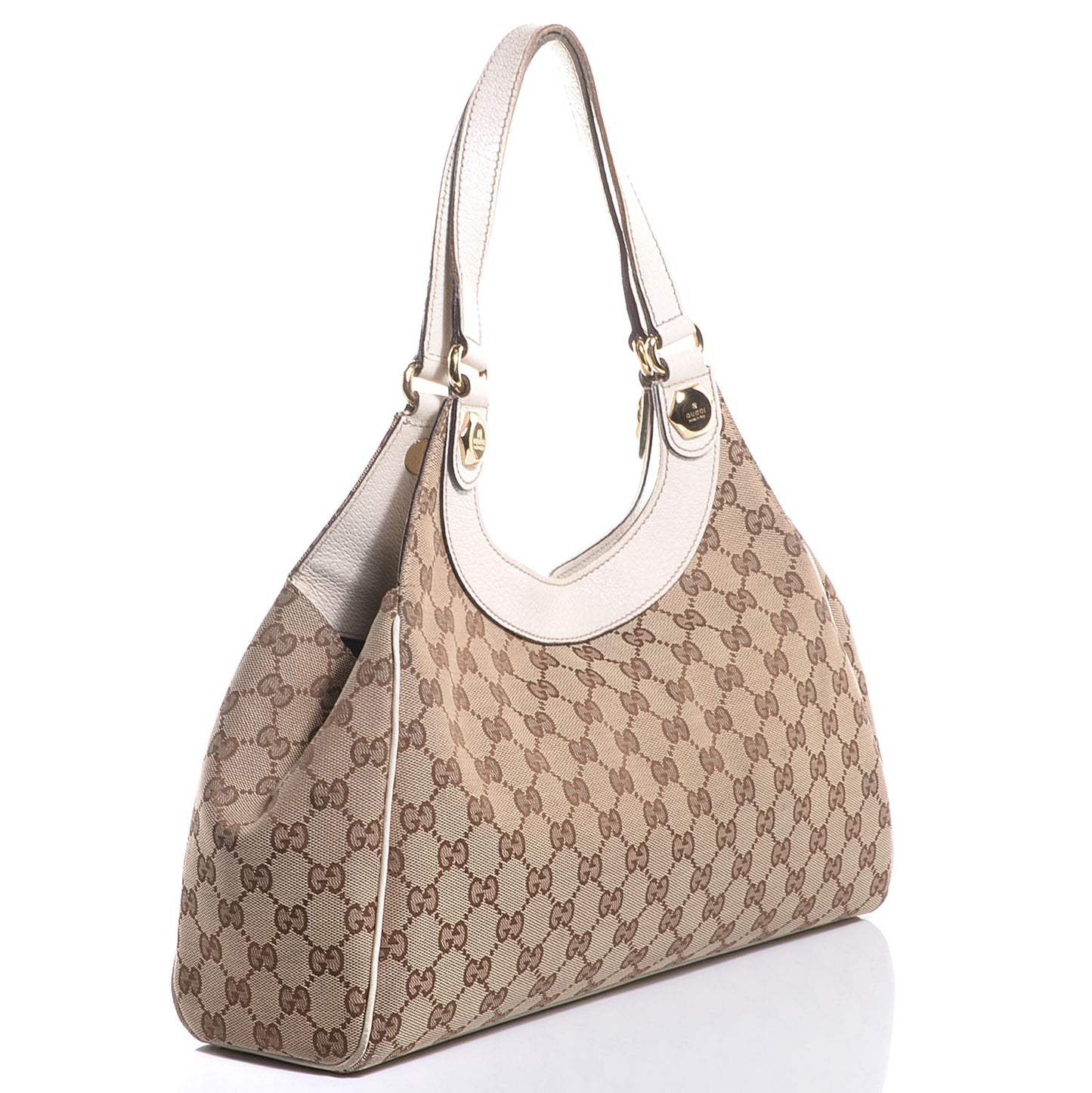 Monogram Charmy Medium Shoulder Bag Off White