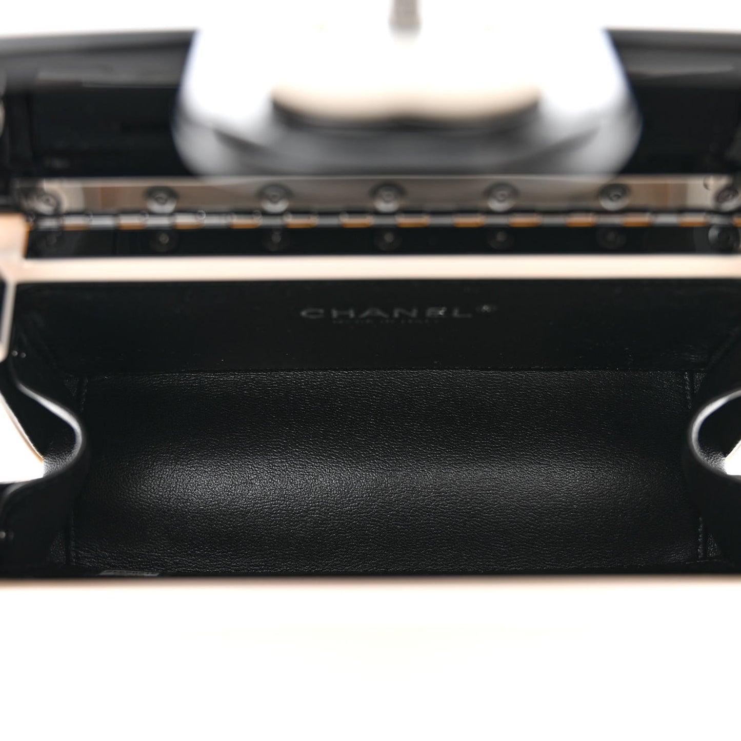 Plexiglass Plexi Coco Bag Black White