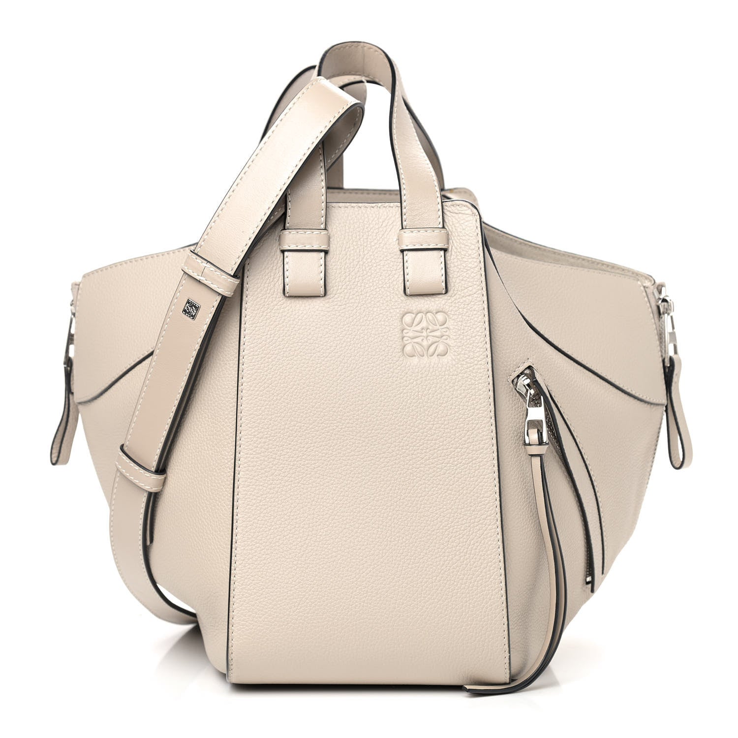 Loewe Calfskin Small Hammock Shoulder Bag Light Oat 1 of 8