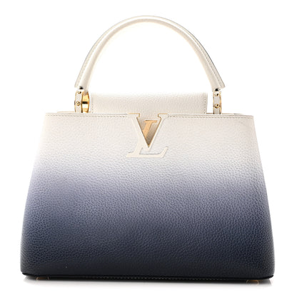 Louis Vuitton Taurillon Capucines PM Blue Marine 1 of 9