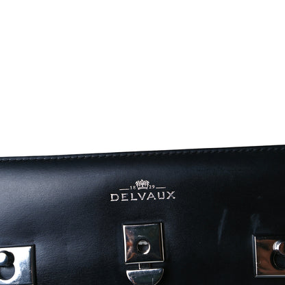 Delvaux Calfskin MM Tempete Satchel Black 8 of 8