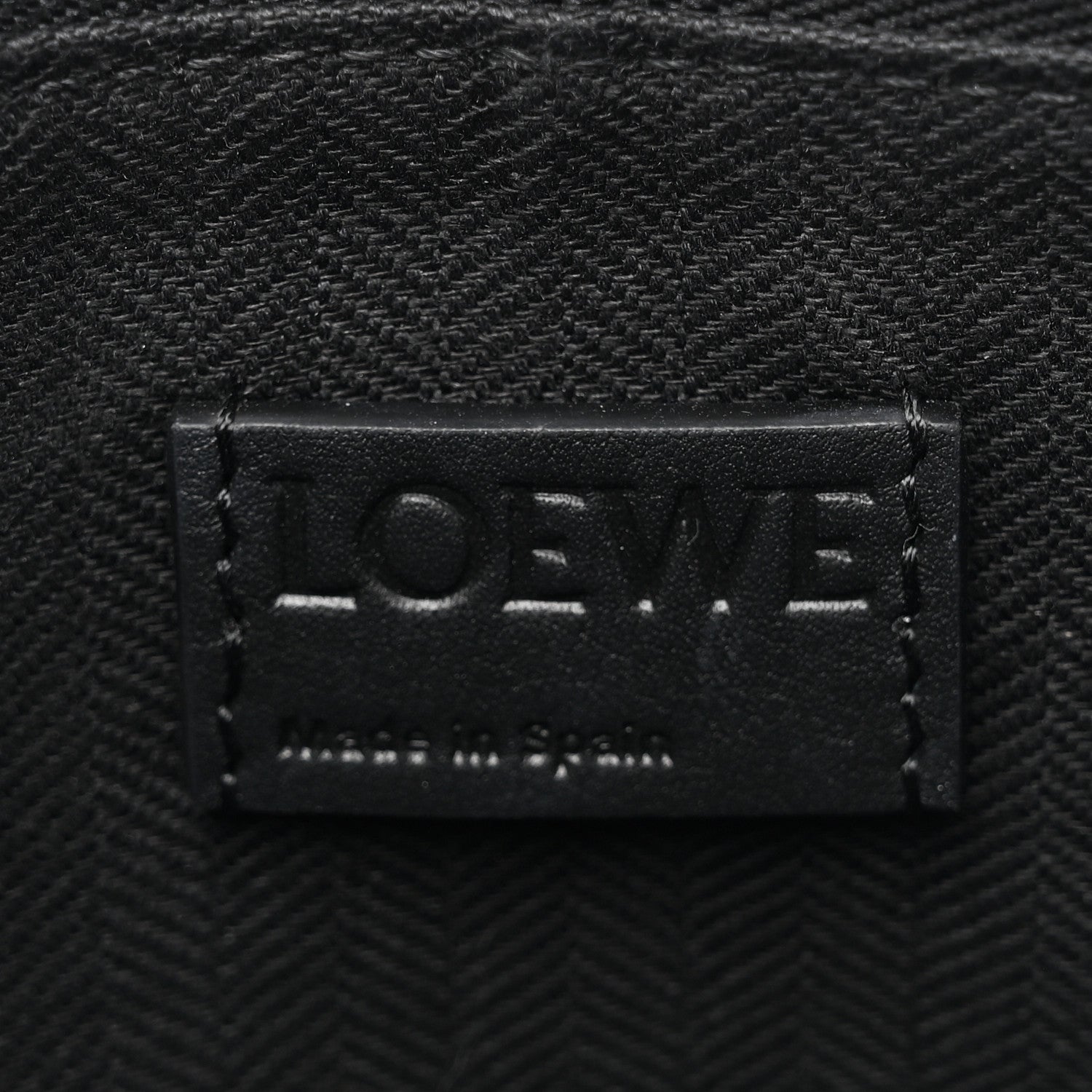 Loewe Calfskin Mini Hammock Hobo Black 6 of 11