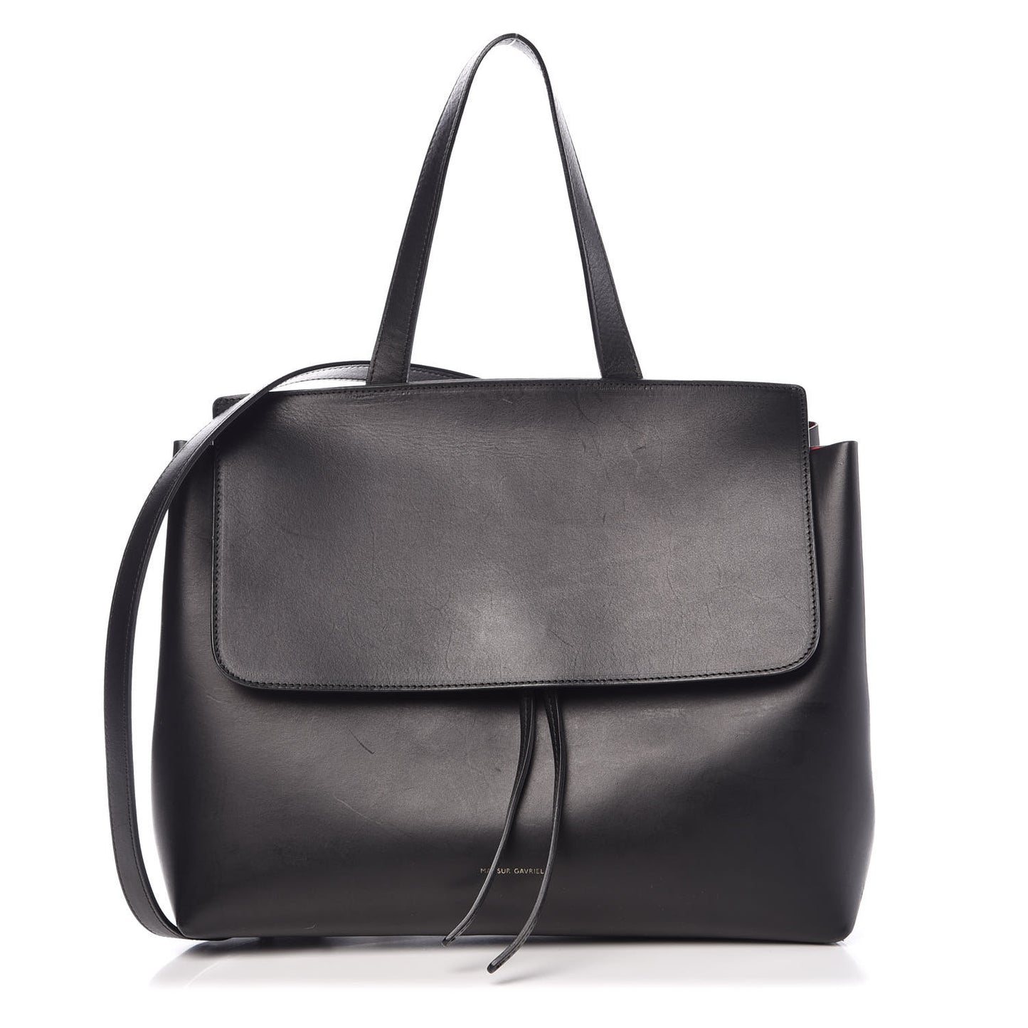 Calfskin Lady Bag Black Flamma