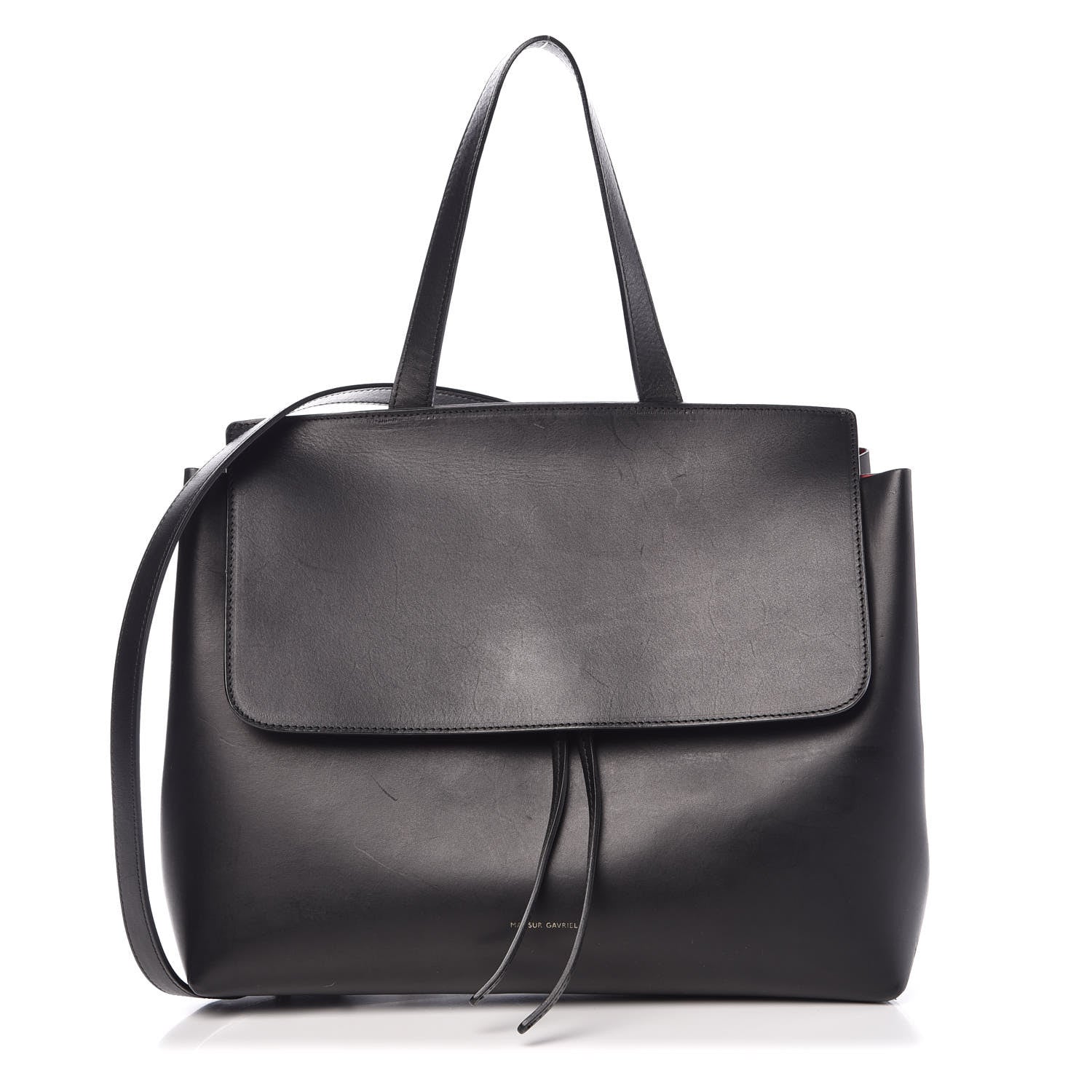 Mansur Gavriel Calfskin Lady Bag Black Flamma 1 of 6