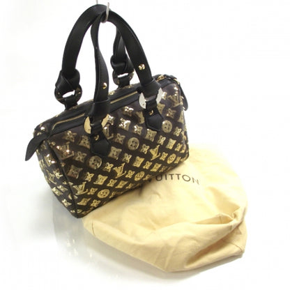 Louis Vuitton Monogram Sequins Eclipse Speedy 28 Gold 3 of 9