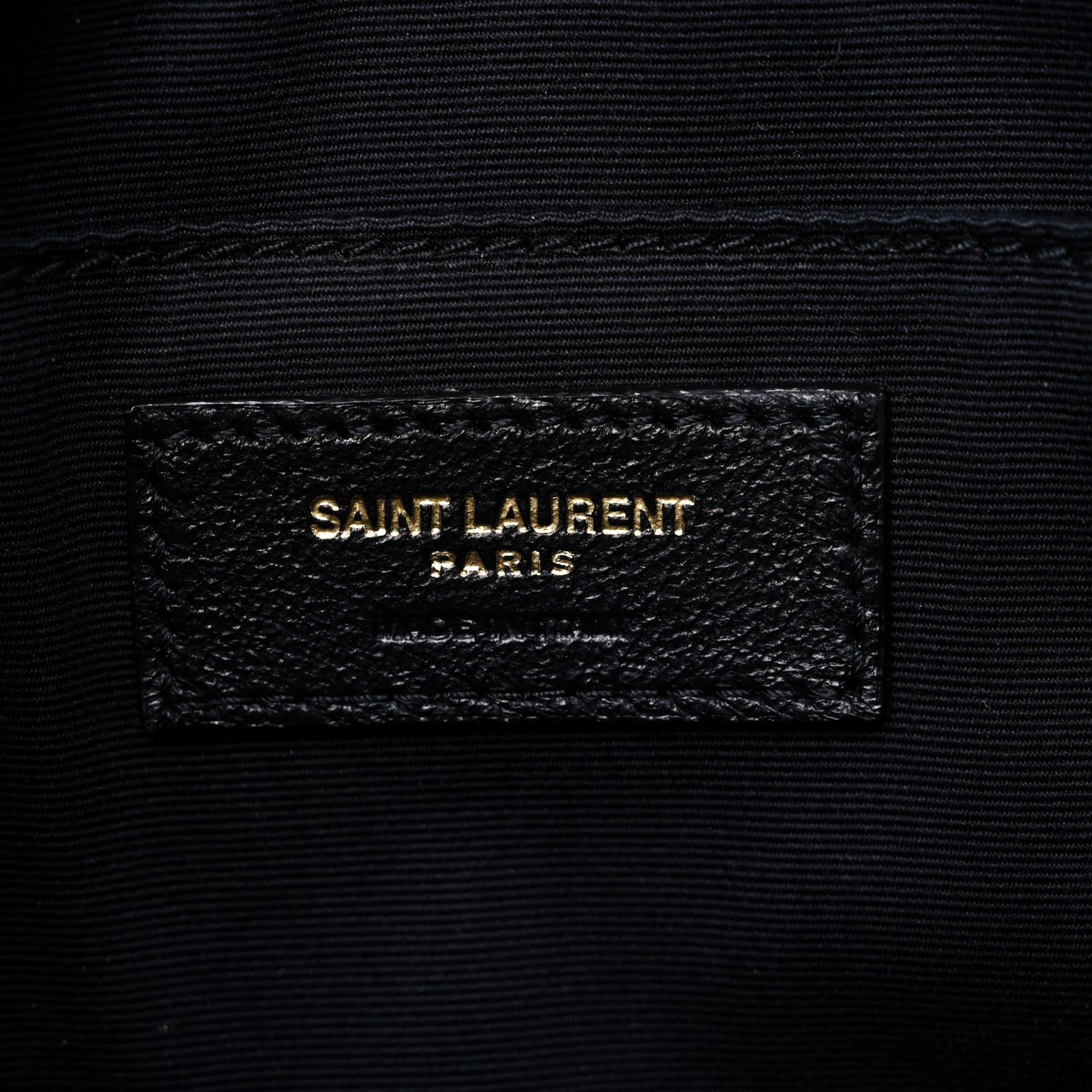 Saint Laurent Calfskin Matelasse Monogram Lou Camera Bag Navy 6 of 9