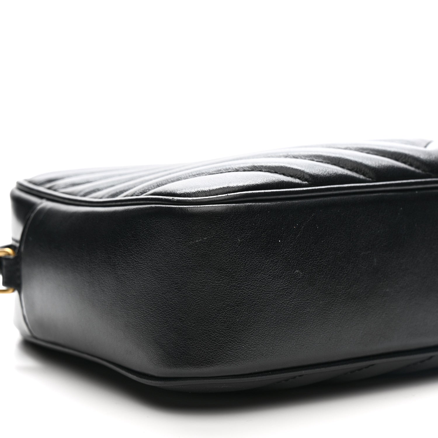 Saint Laurent Calfskin Matelasse Monogram Lou Camera Bag Black 9 of 10