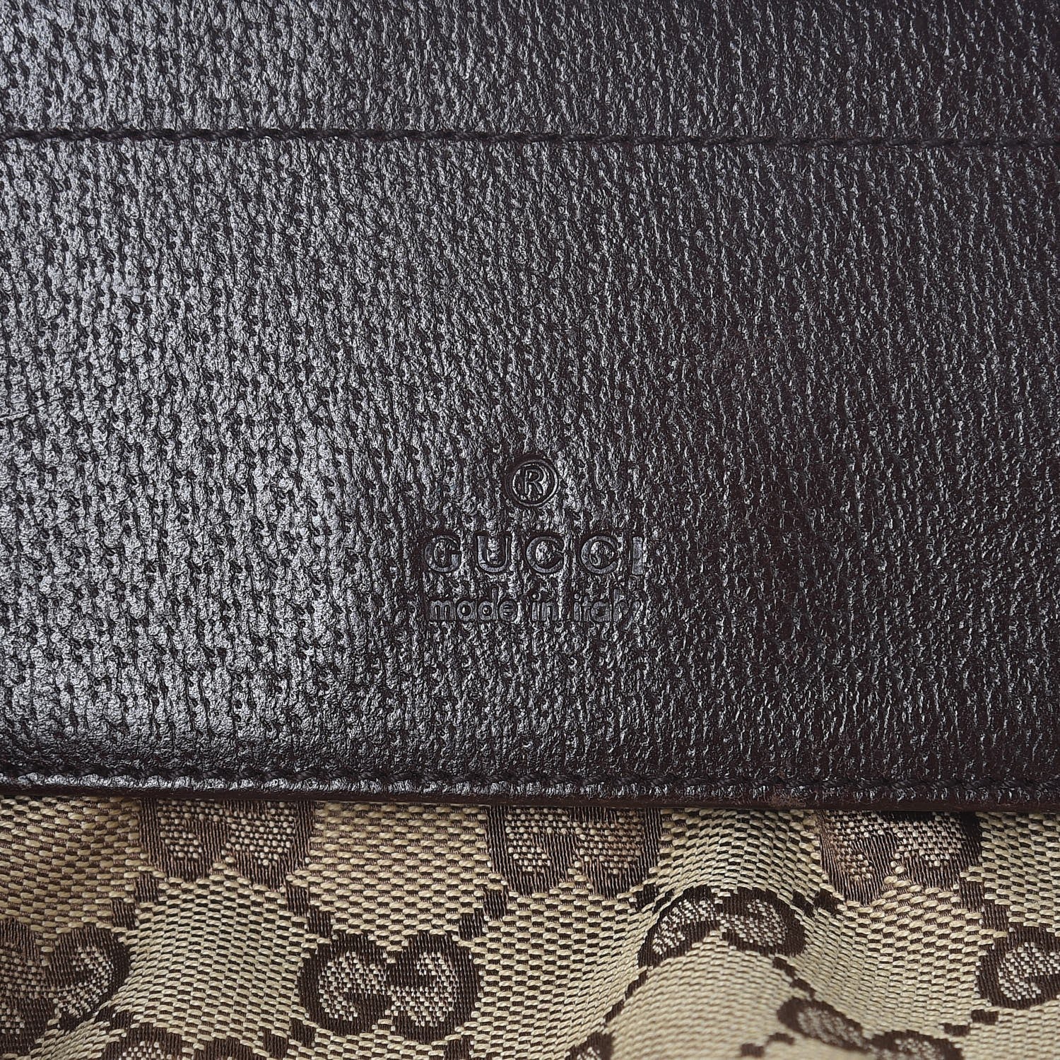 Gucci Monogram Web Belt Bag Dark Brown 6 of 10
