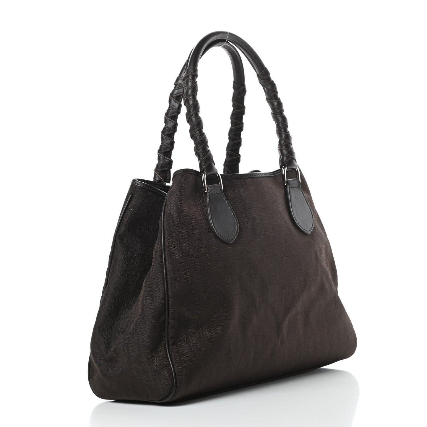 Nylon Monogram Medium Lovely Tote Marron Fonce