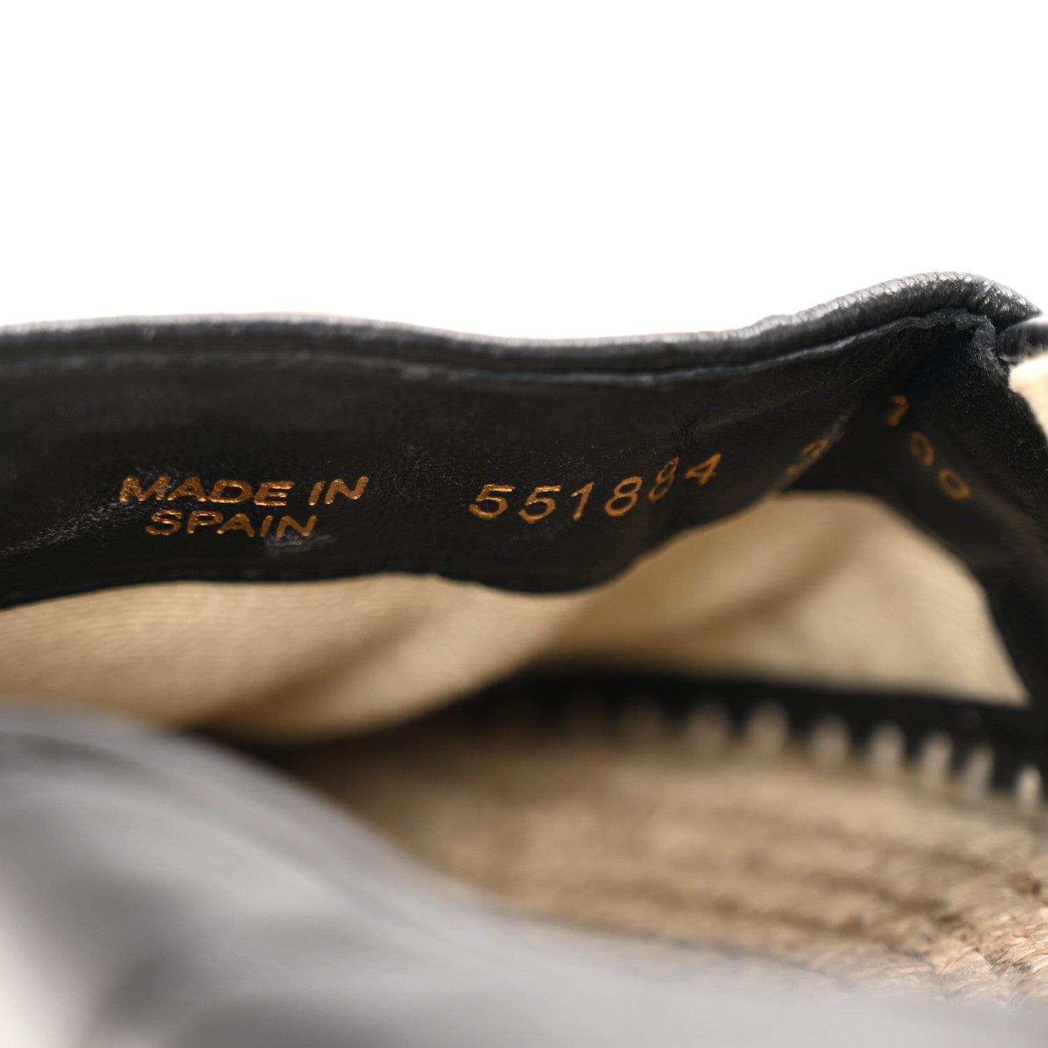 Gucci Nappa Matelasse GG Marmont Platform Espadrilles 39 Black 9 of 11