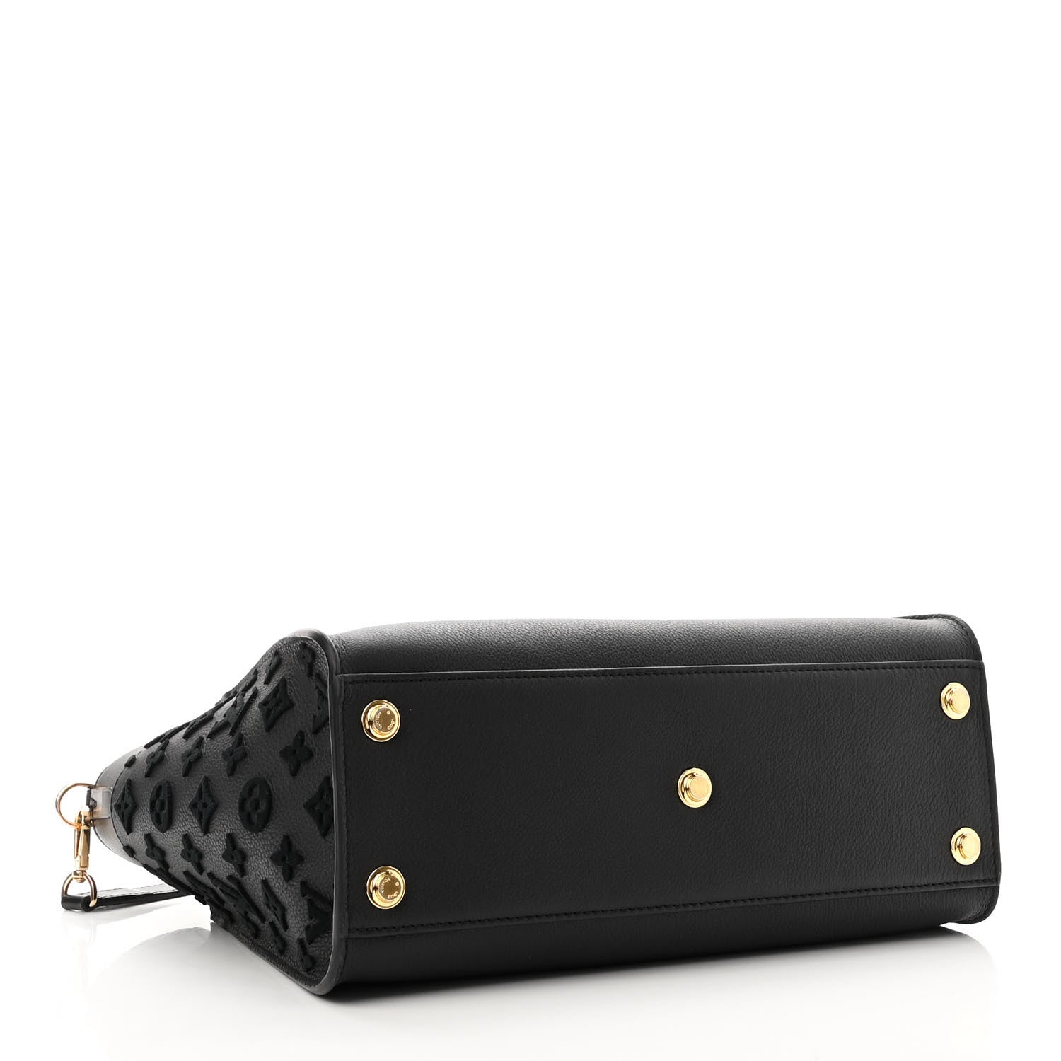 Louis Vuitton Calfskin Monogram Tufting On My Side Black 4 of 9
