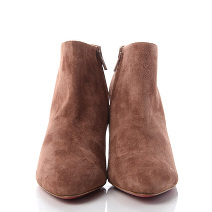 Christian Louboutin Veau Velours Eleonor 85 Ankle Boots 36.5 Ecorce 2 of 9