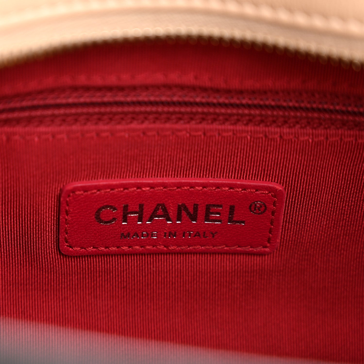 Chanel Aged Calfskin Quilted Medium Gabrielle Hobo Beige Black 6 of 11