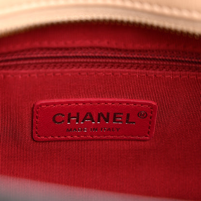 Chanel Aged Calfskin Quilted Medium Gabrielle Hobo Beige Black 6 of 11