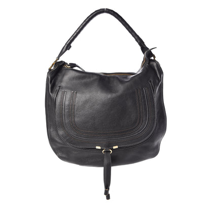 Chloe Calfskin Large Marcie Hobo Black 1 of 7