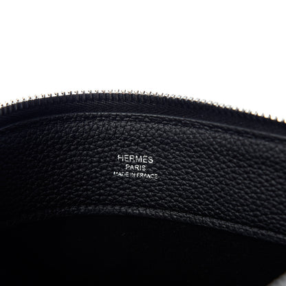 Hermes Togo Bazar Pouch Black 6 of 6