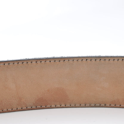 Gucci Guccissima Interlocking G 40mm Belt 80 32 Black 7 of 9