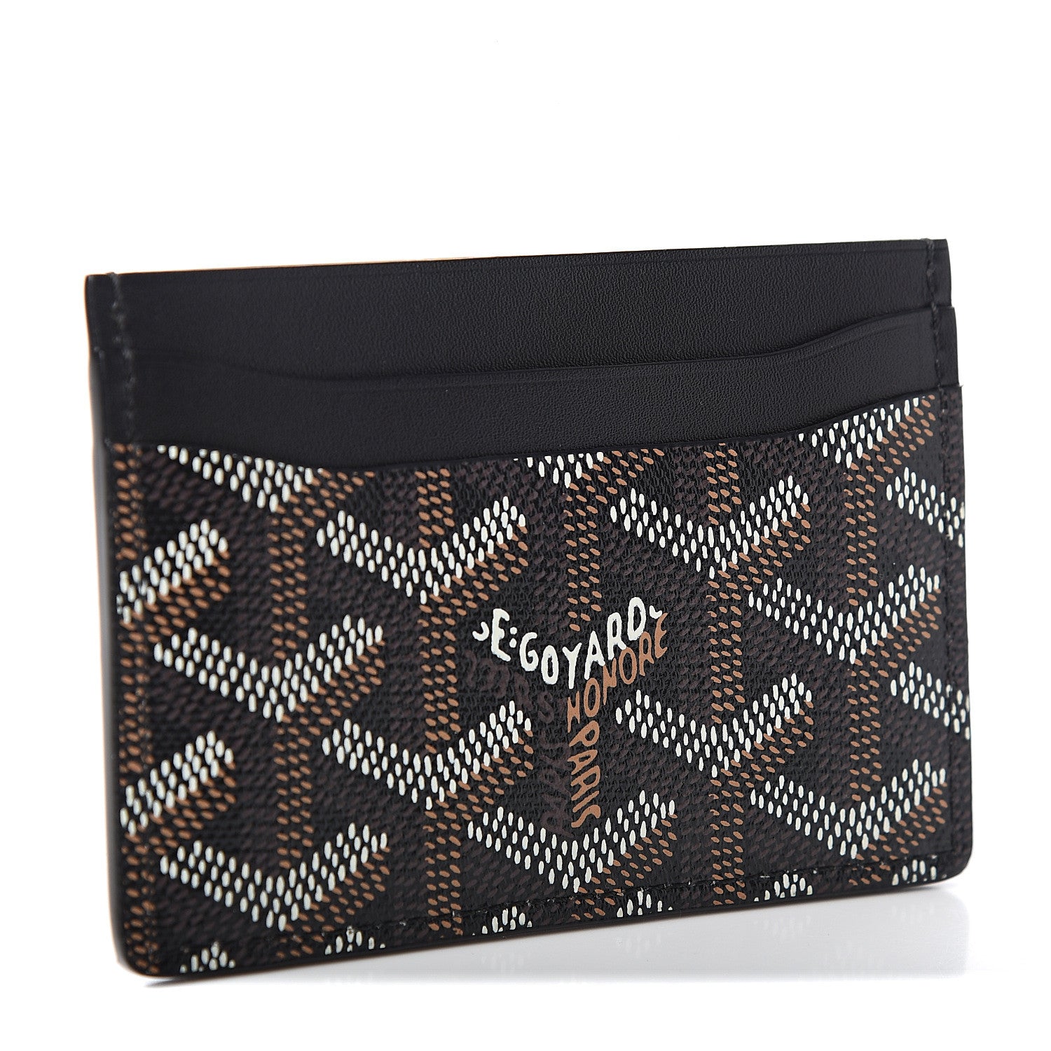 Goyard Goyardine Saint Sulpice Card Holder Black 2 of 6