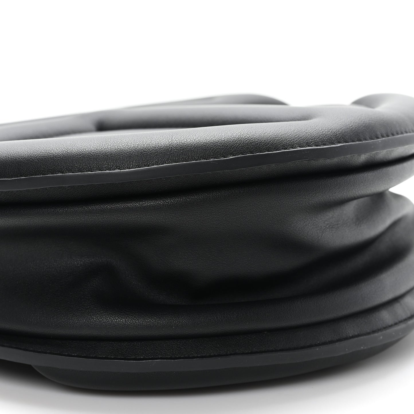 Vegan Leather Major Circle Bag Black