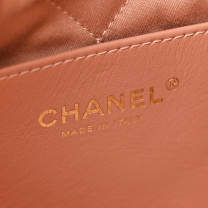 Chanel Metallic Calfskin Quilted Mini Chanel 22 Copper 6 of 10