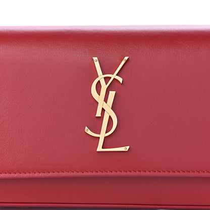 Saint Laurent Smooth Calfskin Monogram Kate Belt Bag Red 7 of 9