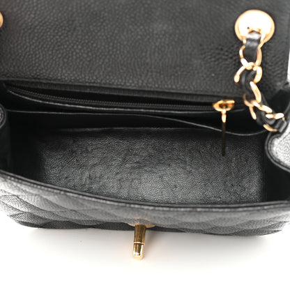 Chanel Caviar Quilted Mini Square Flap Black 5 of 15