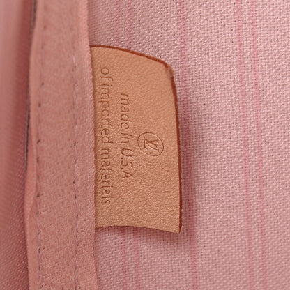 Louis Vuitton Damier Azur Neo Neverfull MM Rose Ballerine 9 of 11