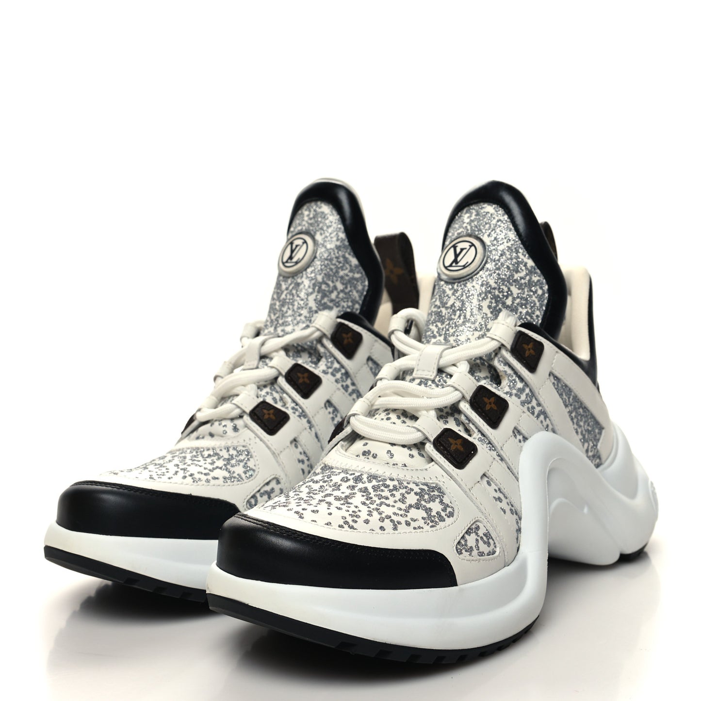 Monogram Calfskin LV Archlight Sneakers 40 White