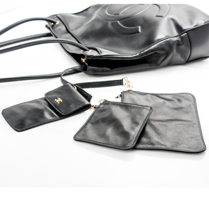 Chanel Lambskin CC Tote Black 8 of 8