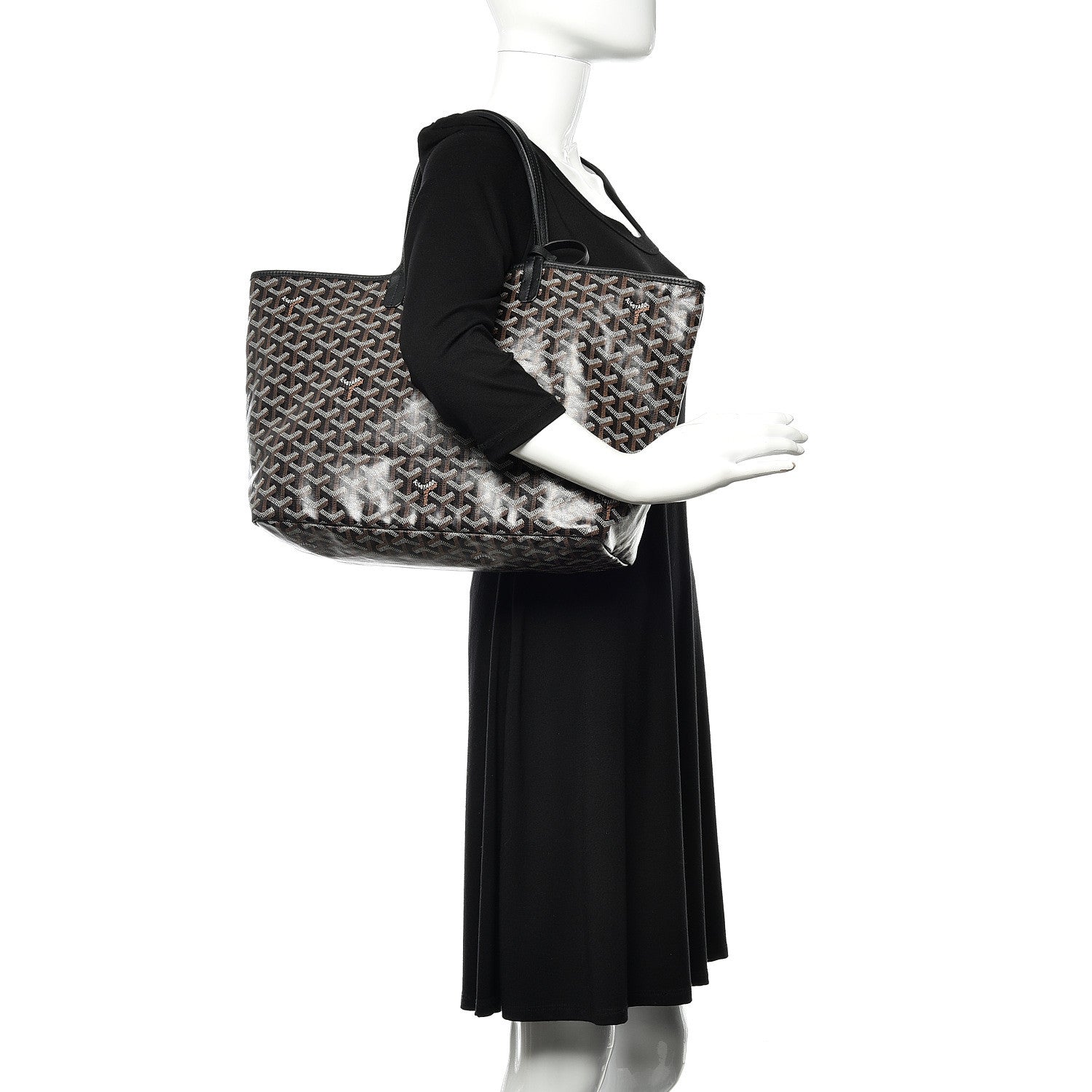 Goyard Goyardine Saint Louis PM Black 2 of 10
