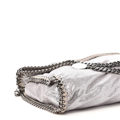 Stella McCartney Shaggy Deer Falabella Fold Over Tote Silver 6 of 10