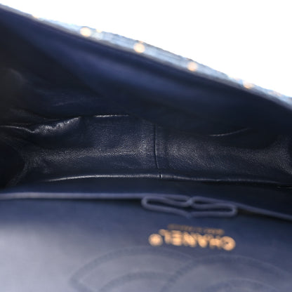 Chanel Fantasy Tweed 2.55 Reissue 226 Flap Blue 5 of 10