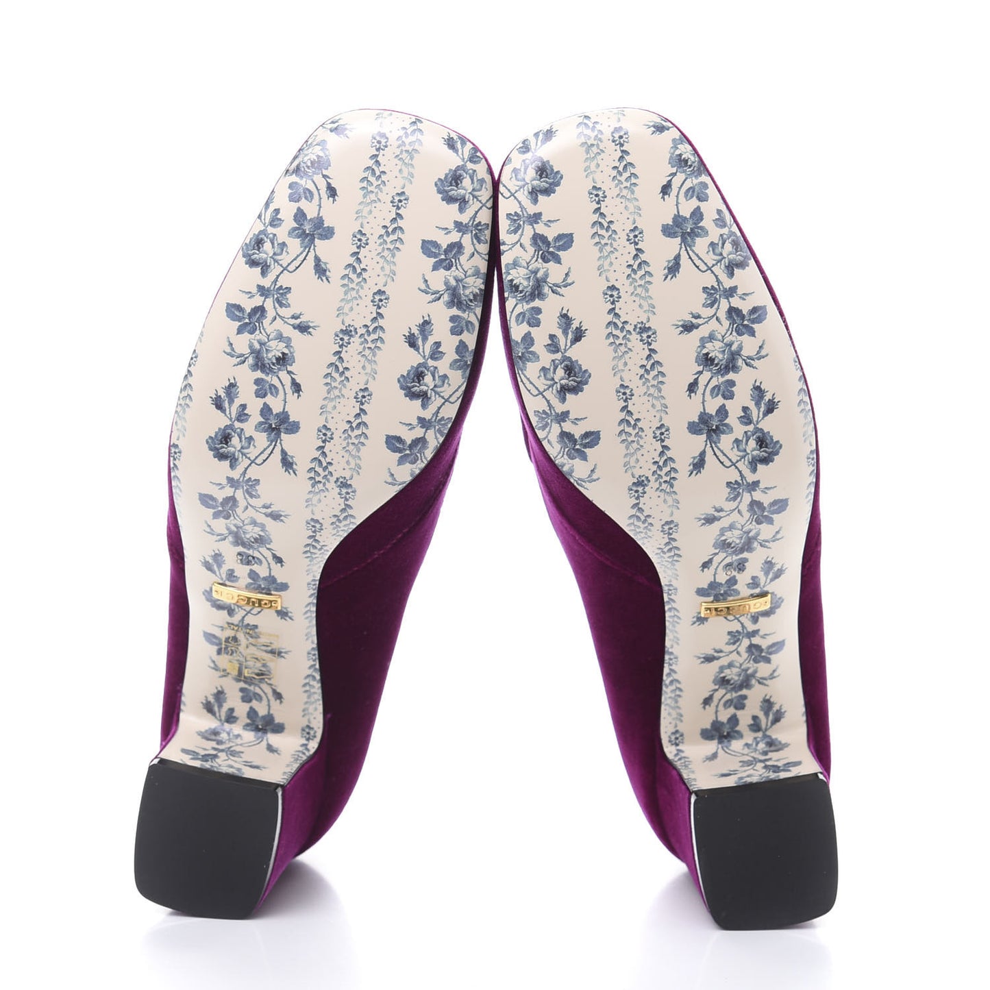 Softy Velvet GG Victoire 55mm Loafer Pumps 38 Fucsia